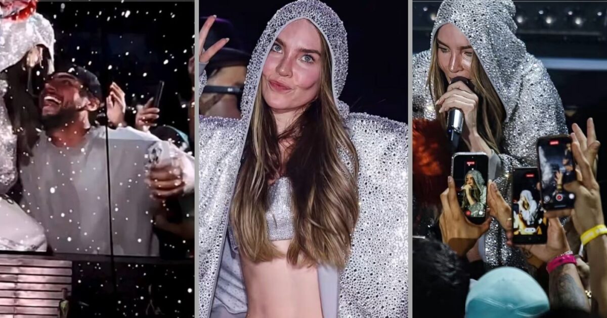 Belinda le pide foto a un fan guapo y detiene TODO: así fue el momento más viral de su gira