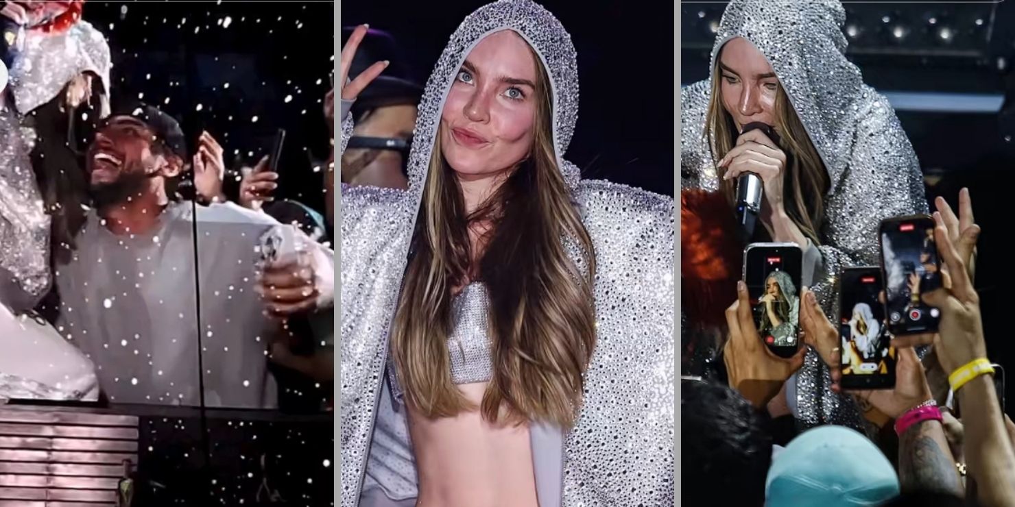 Belinda le pide foto a un fan guapo y detiene TODO: así fue el momento más viral de su gira